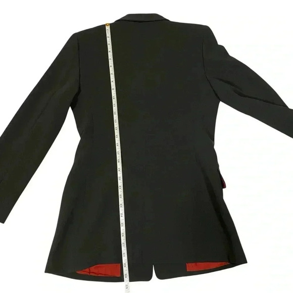 VGT JOHNS NEW YORK Men's Jacket Blazer Fully Lining Front Buttons Black 8 - Picture 10 of 11